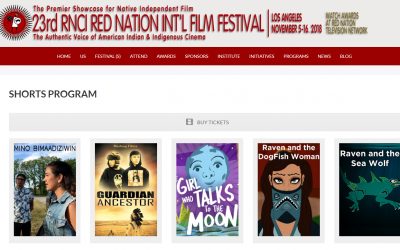 Raven Adventures Films Being Screened at Red Nation Film Festival